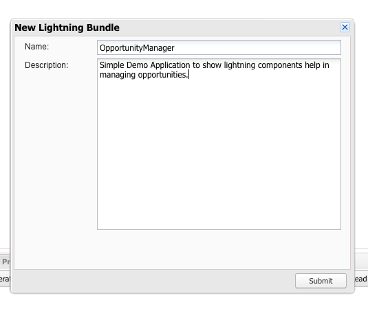 Create Salesforce1 lightning App